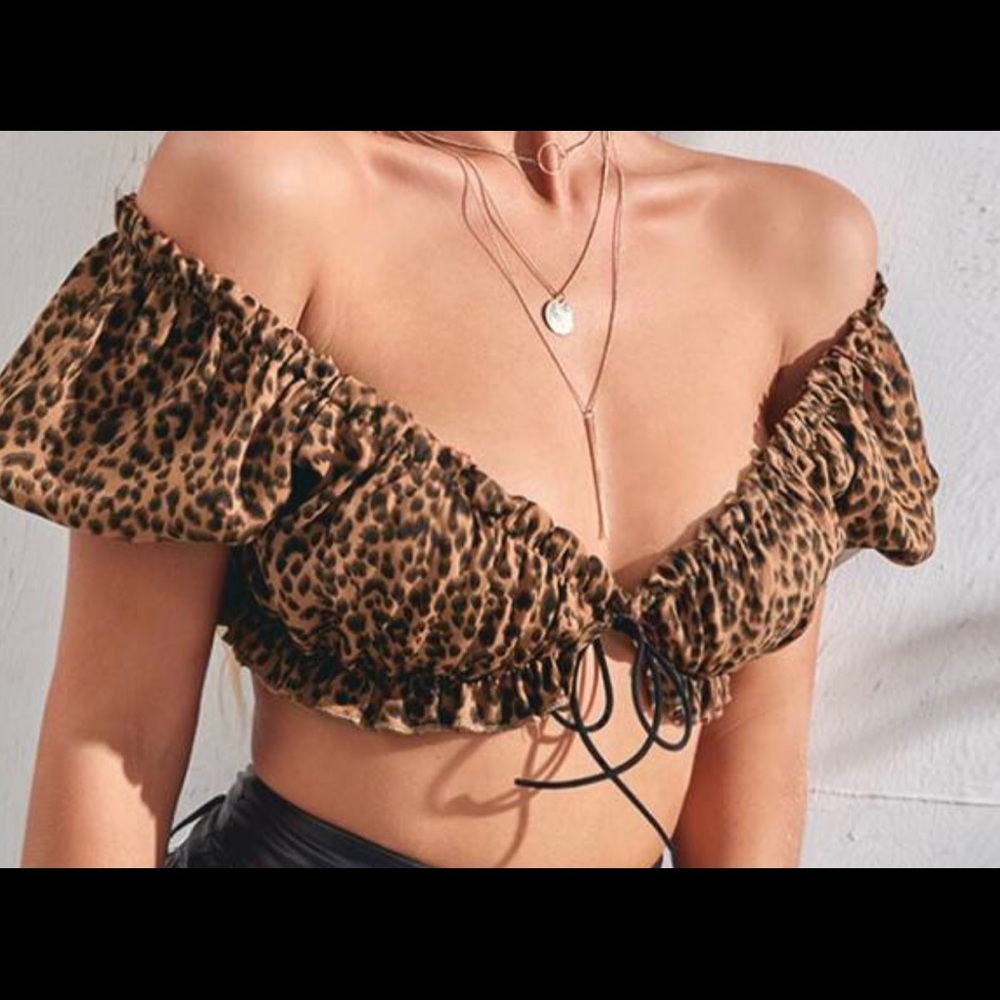Brand new Animal print top